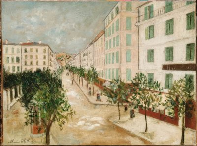 Ulica w Corte, Korsyka/1913 autorstwa Maurice Utrillo