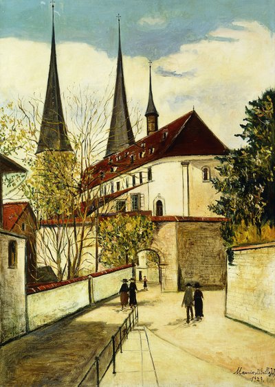 Katedra w Lucernie; La Cathedrale de Lucerne autorstwa Maurice Utrillo