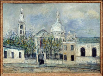 Kościół św. Piotra w Montmartre autorstwa Maurice Utrillo