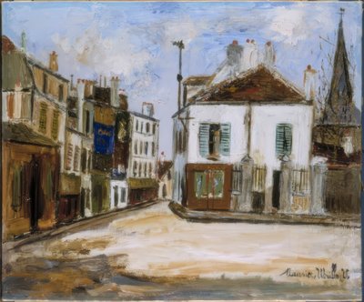 ulica podmiejska autorstwa Maurice Utrillo