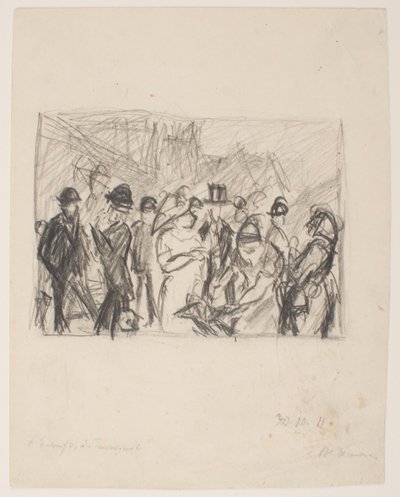 2 [Drugi] Szkic do Tauentzienstrasse autorstwa Max Beckmann