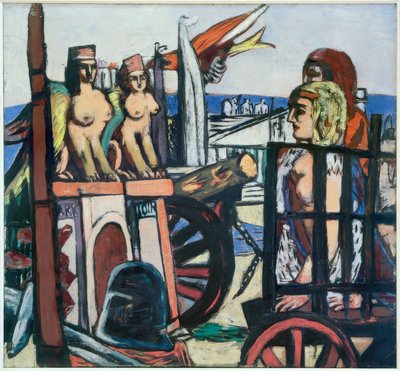 Usunięcie sfinksów autorstwa Max Beckmann