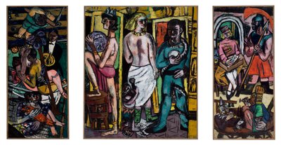 Akrobaci autorstwa Max Beckmann