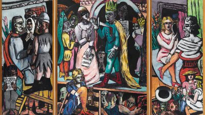 Aktorzy autorstwa Max Beckmann
