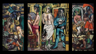 Akrobaci autorstwa Max Beckmann