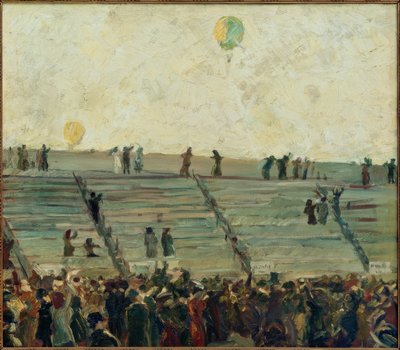 Wyścig balonowy autorstwa Max Beckmann