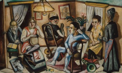 Przed balem maskowym, 1922. autorstwa Max Beckmann