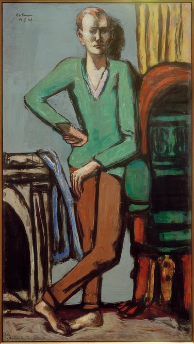Portret Waltera Barkera autorstwa Max Beckmann