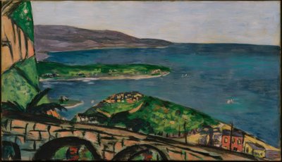 Widok Cap Martin, niebieski autorstwa Max Beckmann