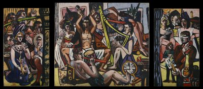 Blef Ślepego Człowieka autorstwa Max Beckmann