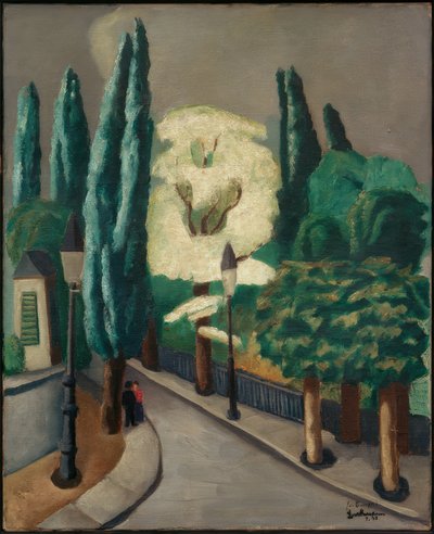 Kwitnąca akacja autorstwa Max Beckmann