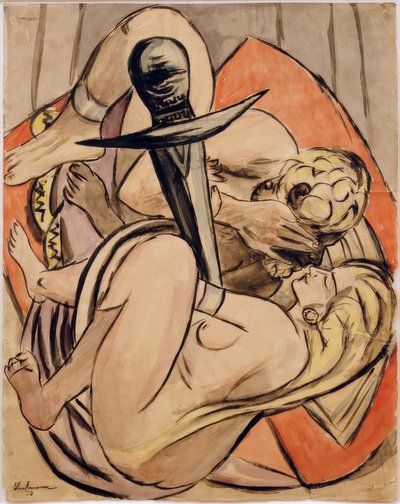 Brat i siostra autorstwa Max Beckmann
