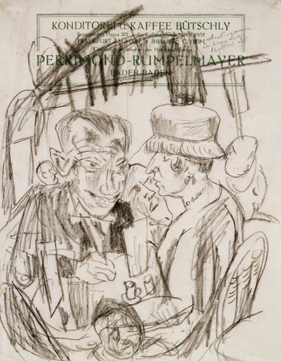 Café Vida; Cafehausszenepolish autorstwa Max Beckmann