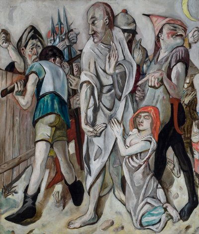 Chrystus i grzesznik autorstwa Max Beckmann