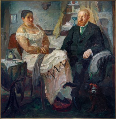 Kochankowie autorstwa Max Beckmann