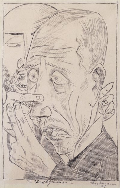 Głuchy Niemy; Taubstumme autorstwa Max Beckmann
