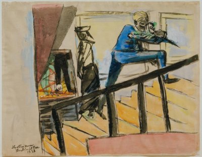 Goniec hotelowy autorstwa Max Beckmann