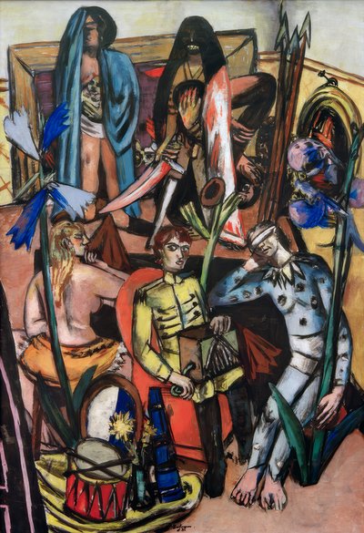 Leiermann (Pieśń o życiu) autorstwa Max Beckmann