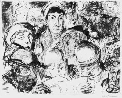 Wypowiedzenie wojny autorstwa Max Beckmann