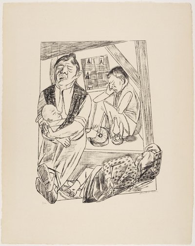 Noc autorstwa Max Beckmann