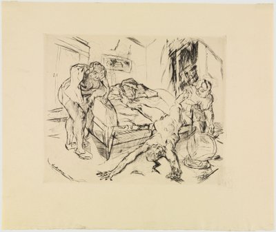 Noc autorstwa Max Beckmann