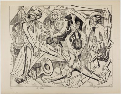Noc autorstwa Max Beckmann