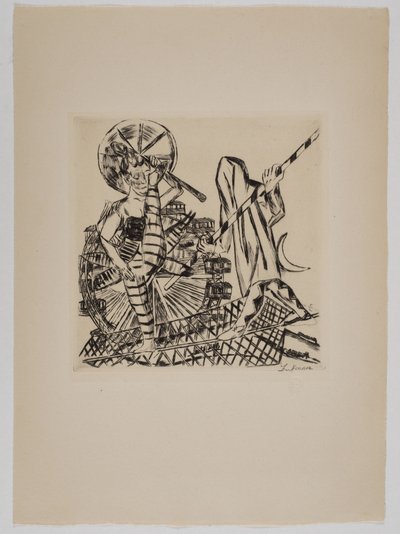 Linoskoczkowie autorstwa Max Beckmann