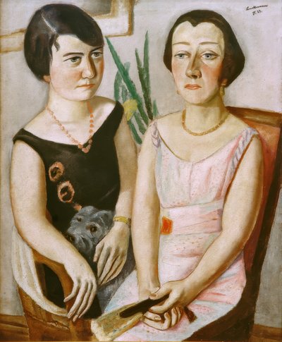 Podwójny portret autorstwa Max Beckmann