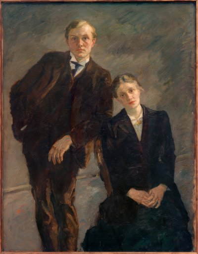 Podwójny portret Maxa Beckmanna i Minny Beckmann-Tube autorstwa Max Beckmann