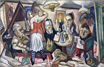 Portret rodzinny autorstwa Max Beckmann