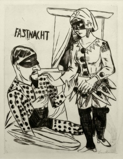 Shrovetide autorstwa Max Beckmann