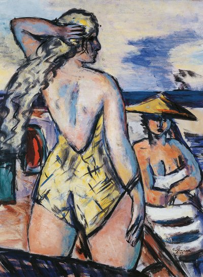 Dziewczyny nad morzem autorstwa Max Beckmann