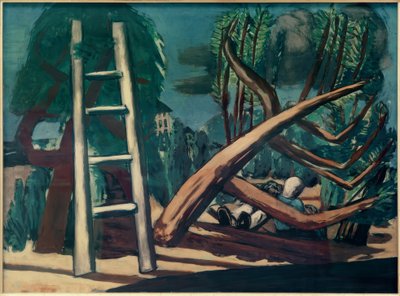 Duży krajobraz burzy autorstwa Max Beckmann
