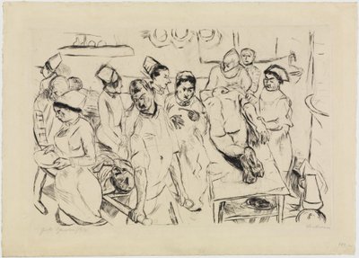 Wielka operacja autorstwa Max Beckmann