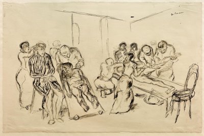 Duży blok operacyjny autorstwa Max Beckmann
