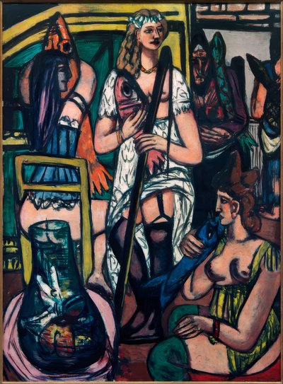 Wielkie zdjęcie kobiet, rybaków autorstwa Max Beckmann