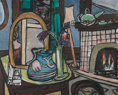 Duża martwa natura z gołębiami autorstwa Max Beckmann