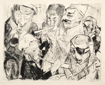 Szczęśliwego Nowego Roku 1917 autorstwa Max Beckmann