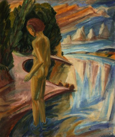 Zbiór siana; Heuernte autorstwa Max Beckmann
