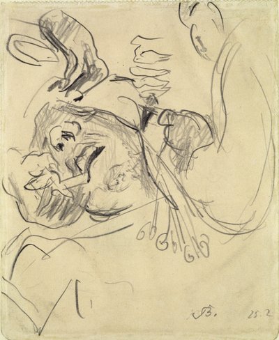Pacjent chirurgii głowy autorstwa Max Beckmann