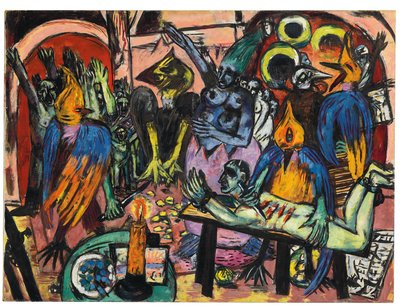 Piekło ptaków autorstwa Max Beckmann