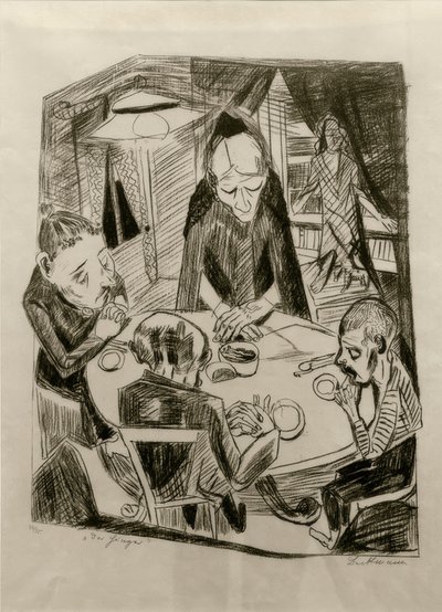 Głód autorstwa Max Beckmann
