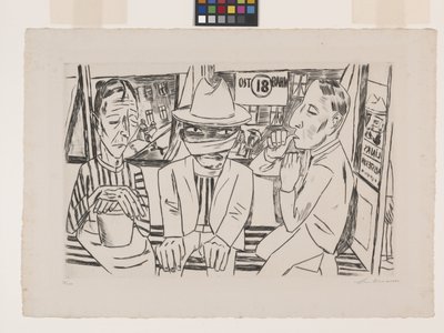 W Tramwaju autorstwa Max Beckmann