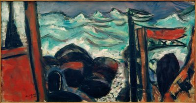Małe wzburzone morze autorstwa Max Beckmann