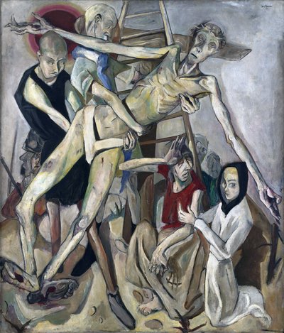 Zdjęcie z krzyża. Obraz Maxa Beckmanna (1884-1950), olej na płótnie autorstwa Max Beckmann