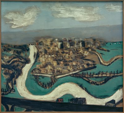 Krajobraz Saint-Germain autorstwa Max Beckmann