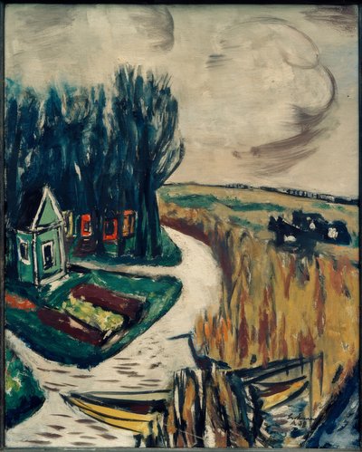 Krajobraz z krowami autorstwa Max Beckmann