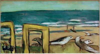 Mewy, słonecznie autorstwa Max Beckmann