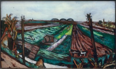 Krajobraz polderowy z Hembrug autorstwa Max Beckmann