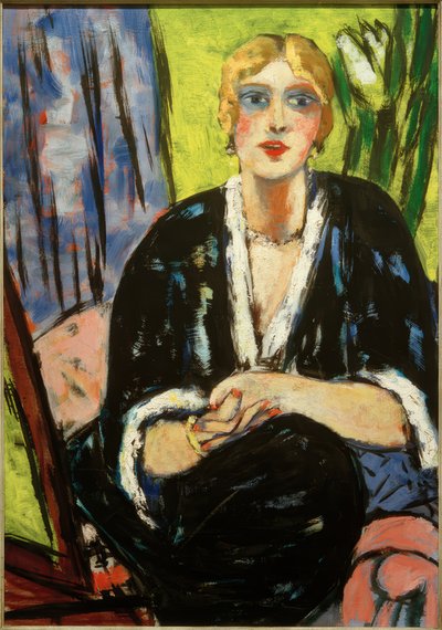 Portret Lilly von Schnitzler autorstwa Max Beckmann